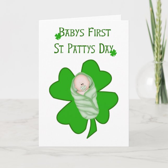 Baby första St.-liten pastej dag - baby & Kort (Framsida)