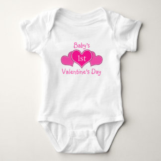 Baby första valentin dag t-shirt
