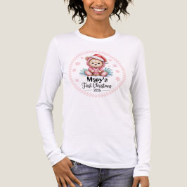 Baby första XmasTee for Women Editable T Shirt