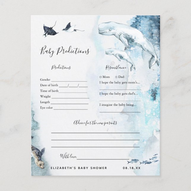 Baby-förutsägelser | Barnstödsspel (Framsida)