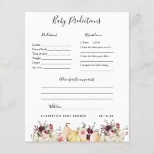 Baby-förutsägelser   Barnstödsspel