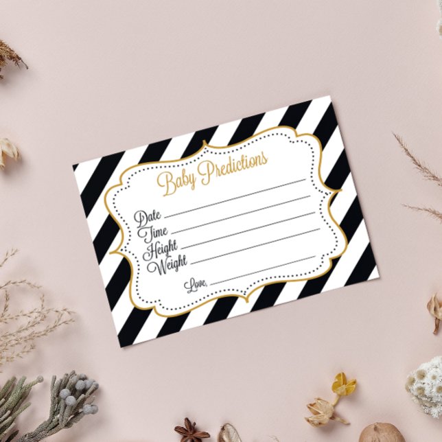 Baby Förutsägelser Shower Game, Höjd, Vikt, Datum Tilläggskort (Skapare uppladdad)