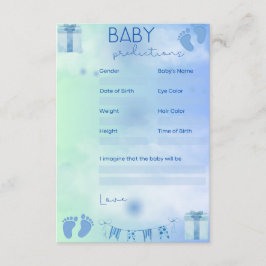 Baby-förutsägelser Tilläggskort