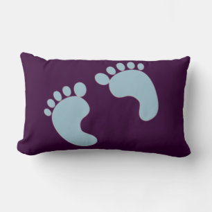 Baby-fotavtryck Lumbarkudde