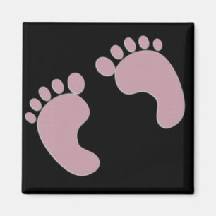 Baby-fotavtryck Magnet
