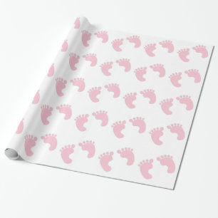 Baby-fotavtryck Presentpapper