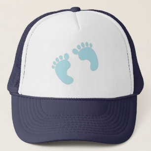 Baby-fotavtryck Truckerkeps