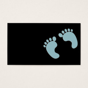 Baby-fotavtryck Visitkort