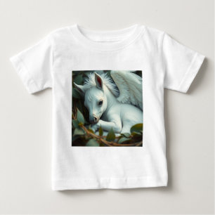 Baby Foto av det nyfödda Pegasus T Shirt