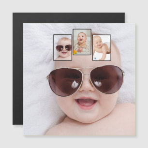 Baby Foto Bildmontage Magnet
