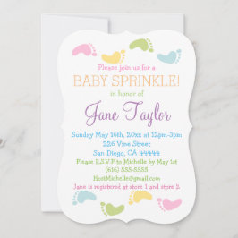 Baby fotoutskrifter Baby Sprinkle Inbjudningar