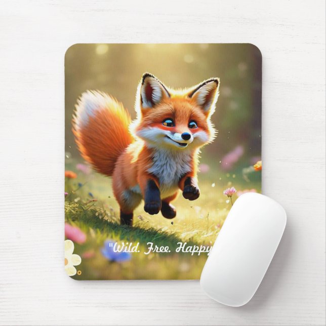 "Baby Fox Frolics" Musmatta (Med mus)