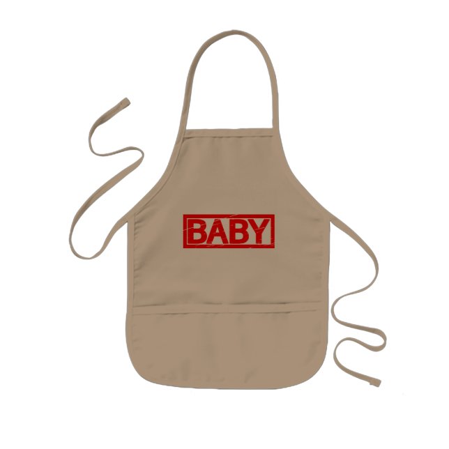 Baby Frimärke Barnförkläde (Framsidan)