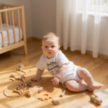 Baby friska och ovaccinerade