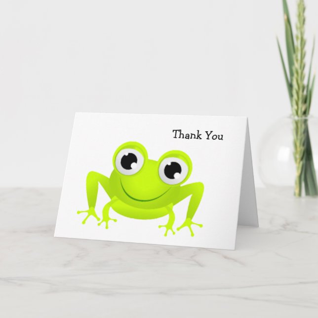 Baby Frog Tack Kort (Framsida)