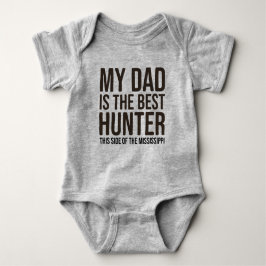 Baby Funny Hunting Jersey Bodykostym Shirt av Papp T