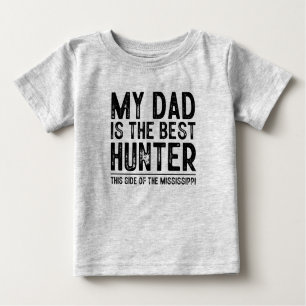 Baby Funny Hunting Sstickning T Shirt