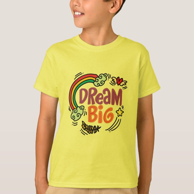 Baby Future Superstar Dream Big T-Shirt (Framsida)