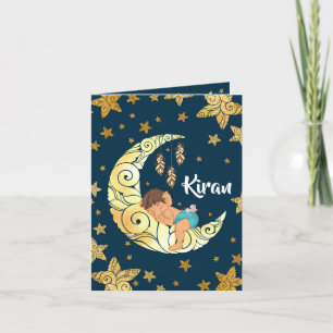 Baby Ganesha sover på måne Meddelande