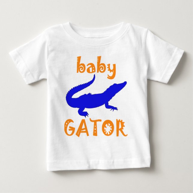 baby GATOR långärmad shirt Tee Shirt (Framsida)