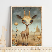 Baby Gazelle African Animal | Utskrift av Gazelle