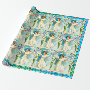 Baby-gel med Papper radbrytning Presentpapper