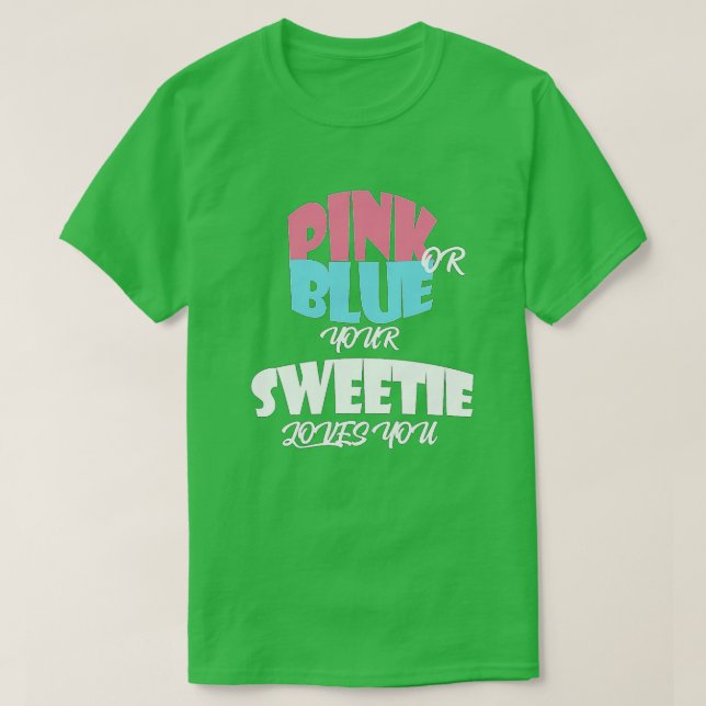 Baby Gender Reveal for SWEETIE essentiel T Shirt (Design framsida)