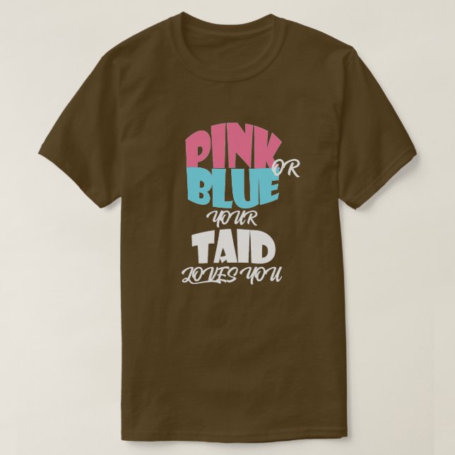 Baby Gender Reveal for TAID essentiel T Shirt (Design framsida)