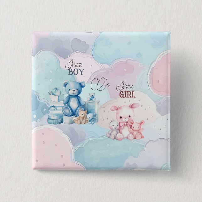 Baby Gender Reveal Knapp (Framsida)