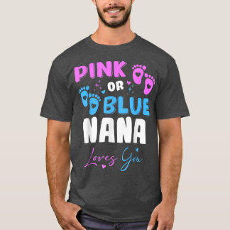 Baby Gender Reveal NANA T Shirt