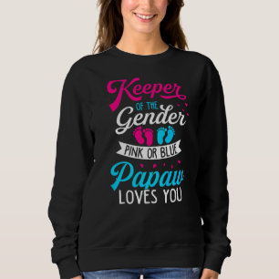 Baby Gender Visa Rosa eller Blå papaw Kärlek T Shirt