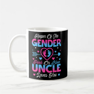 Baby Gender Visa Rosa eller Blåfarbror Kärlek Kaffemugg