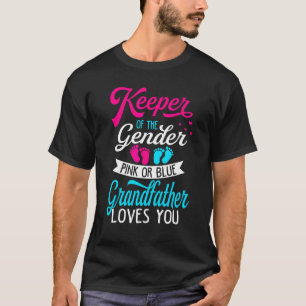 Baby Gender: Visa Rosa eller blåmorfar T Shirt