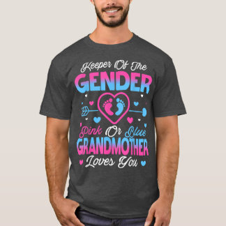 Baby Gender: Visa Rosa eller blåmormor T Shirt