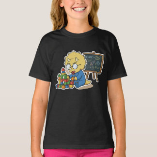 Baby Genius Dinosaurvetenskapsman Math Pizza Rol T Shirt