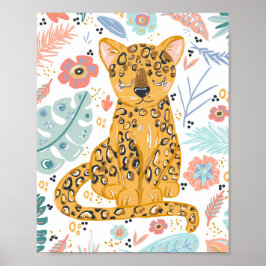 Baby Gepard Barn Poster