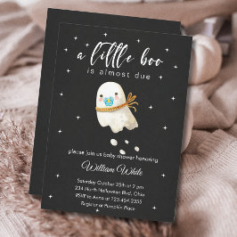 Baby Ghost Baby Shower Little Boo Inbjudningar