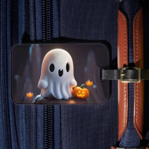 Baby Ghost Creepy Cute Halloween-tecken Bagagebricka