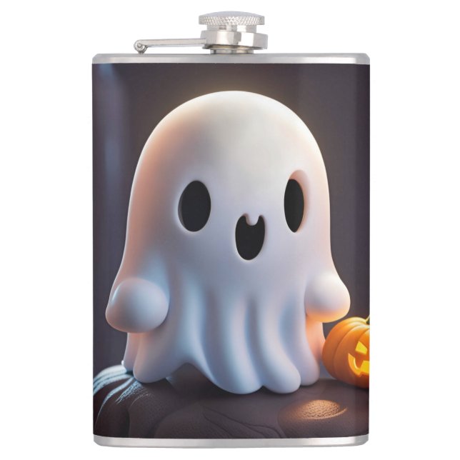 Baby Ghost Creepy Cute Halloween-tecken Fickplunta (Framsidan)