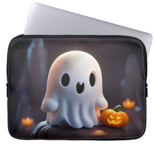 Baby Ghost Creepy Cute Halloween-tecken Laptop Fodral
