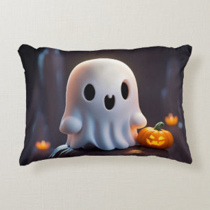 Baby Ghost Creepy Cute Halloween-tecken Prydnadskudde