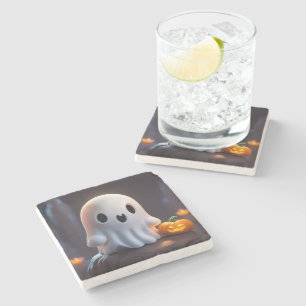 Baby Ghost Creepy Cute Halloween-tecken Stenunderlägg
