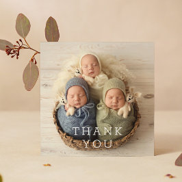 Baby Gift Tack Triplets Nyfödda babyskor