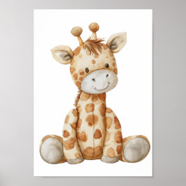 Baby Giraff Bild  Poster