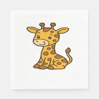 baby-giraff Klassisk T-shirt Pappersservett