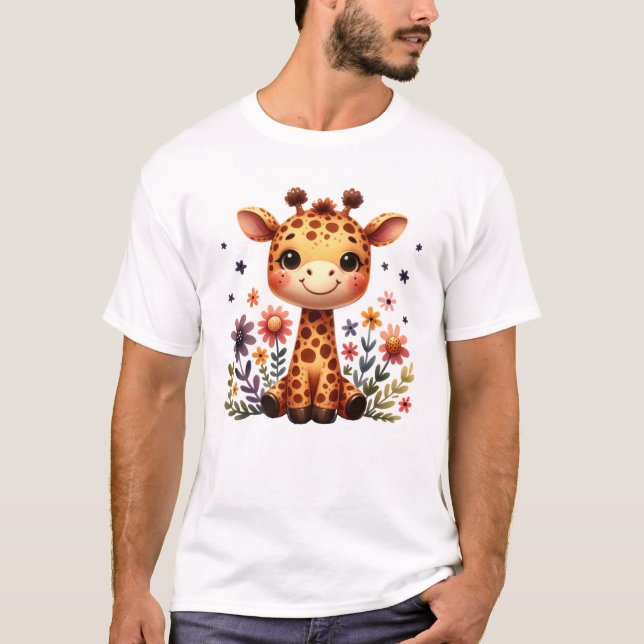 Baby Giraff T Shirt (Framsida)