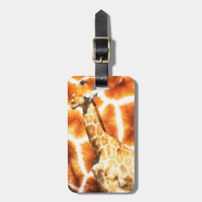 Baby Giraffe Bagagebricka (Vertikal Framsida)