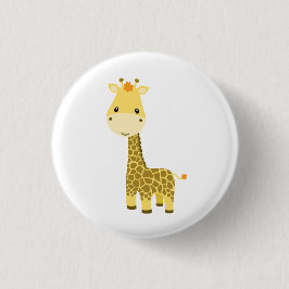 Baby Giraffe Button Knapp