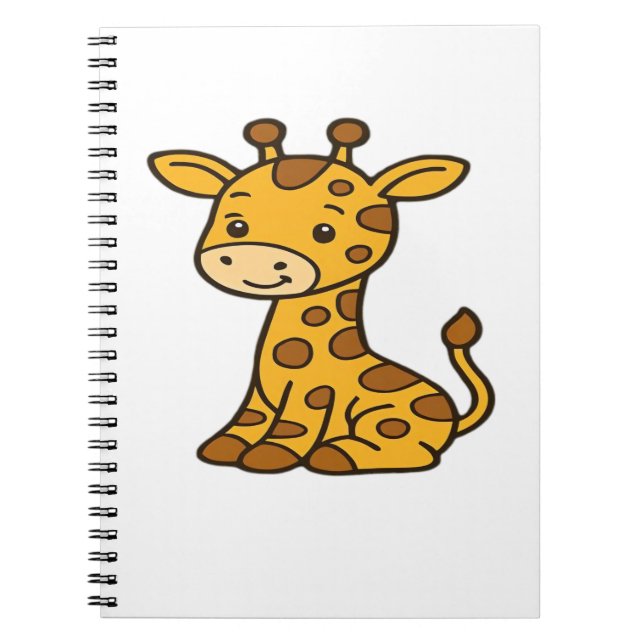 baby giraffe Classic T-Shirt Anteckningsbok (Framsidan)