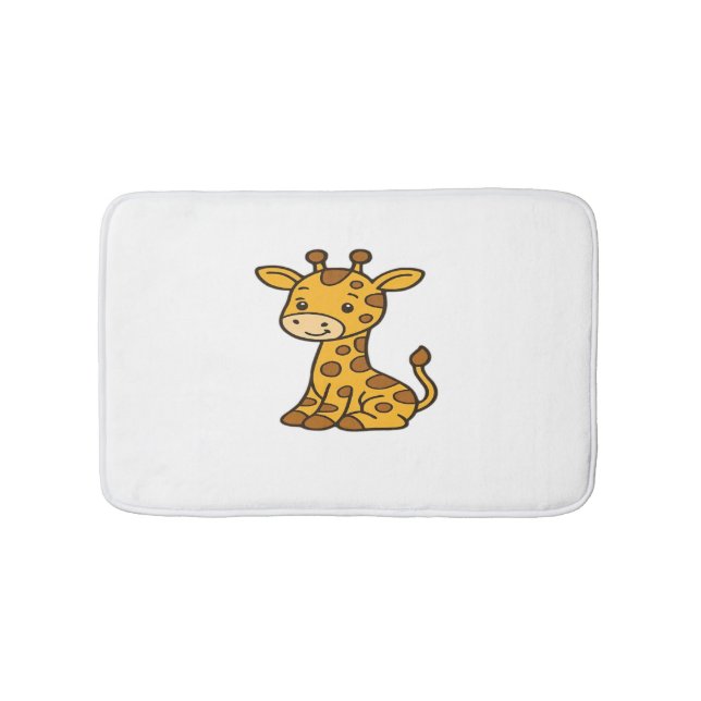 baby giraffe Classic T-Shirt Badrumsmatta (Framsidan)